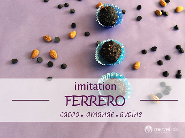 boules de chocolat saines