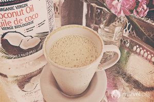 coffee with coconut oil