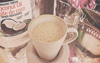 coffee with coconut oil