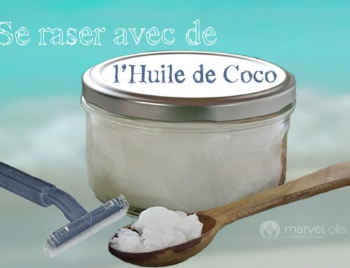 Se raser avec de l’Huile de Coco