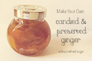 jar of preserved ginger