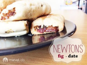 fig newtons on plate